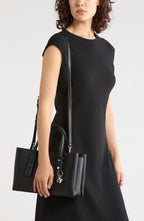 DKNY Marla Satchel Bag Black Silver - alternate