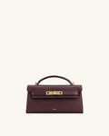 JW PEI Top Handle Bag – Deep Burgundy 1