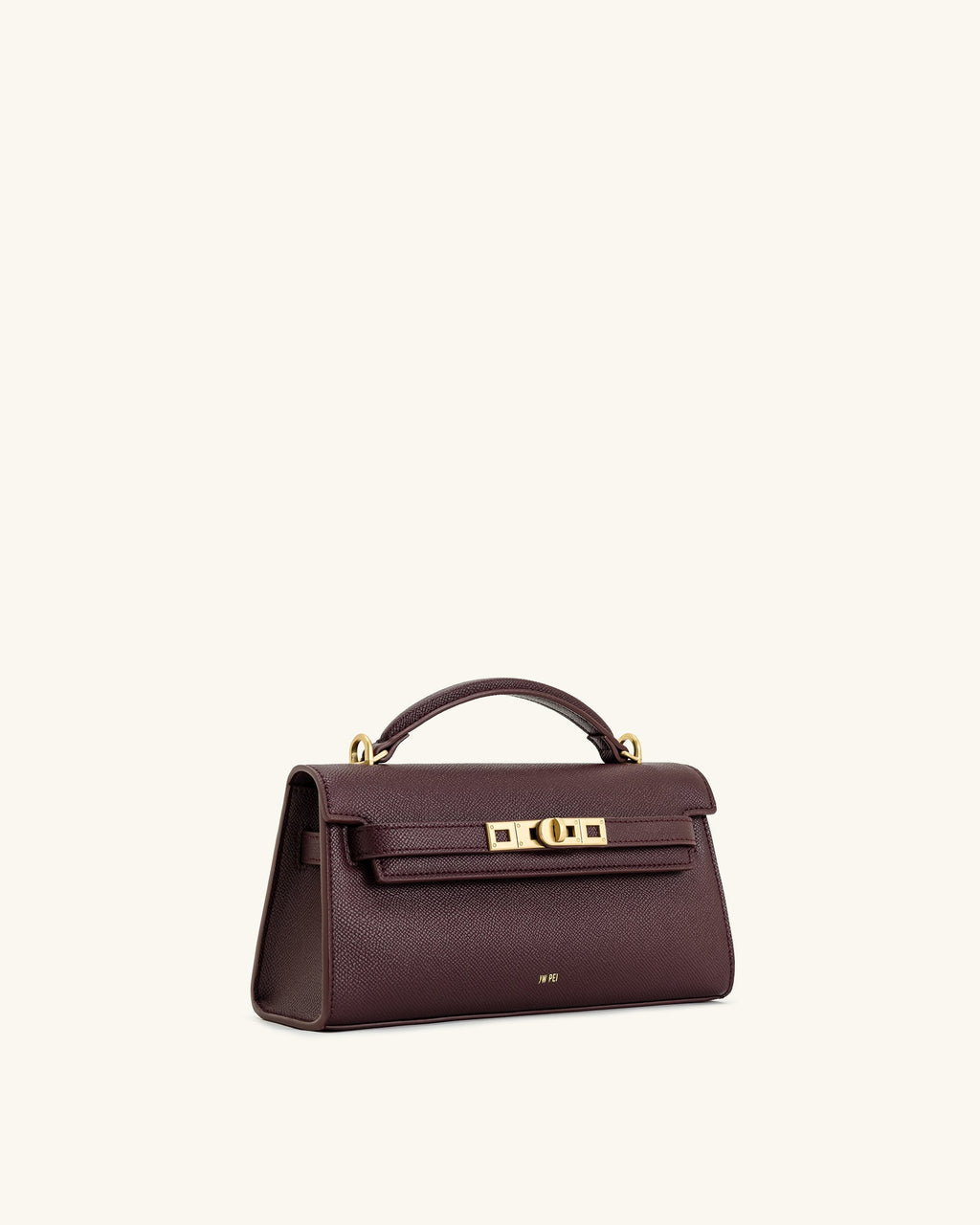 JW PEI Top Handle Bag – Deep Burgundy 3