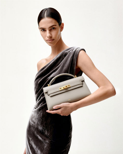 JW PEI Top Handle Bag – Elephant Gray 2