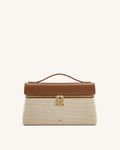 JW PEI Top Handle Bag – Brown Canvas 1