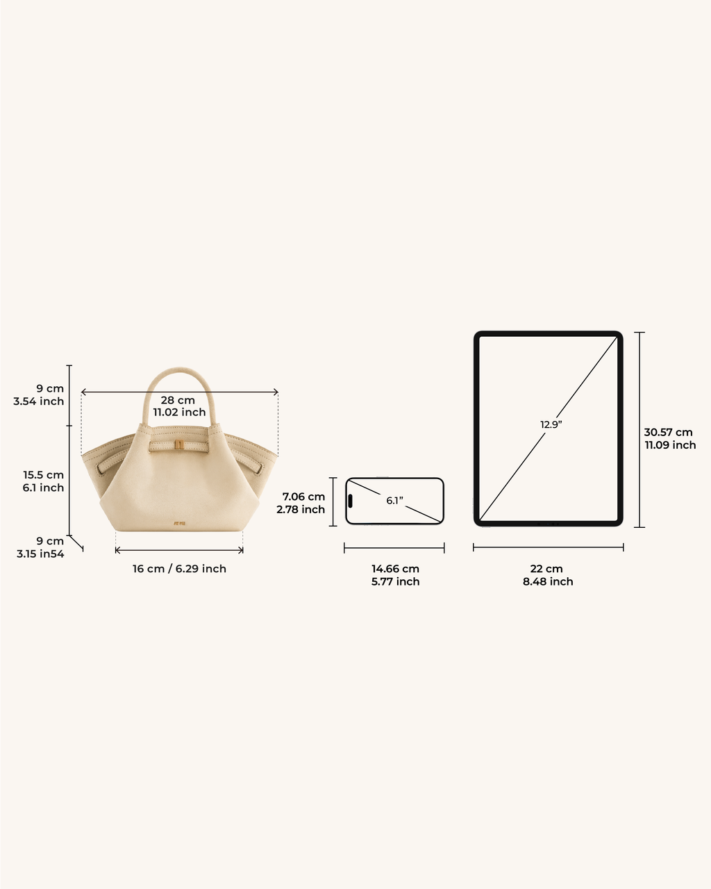 JW PEI Tote Bag – Off White 7