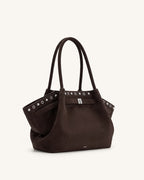 JW PEI Hana Medium Tote Bag – Dark Chocolate Brown