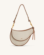 JW PEI Crossbody Bag – Brown Canvas 1