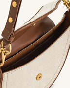 JW PEI Crossbody Bag – Brown Canvas 4