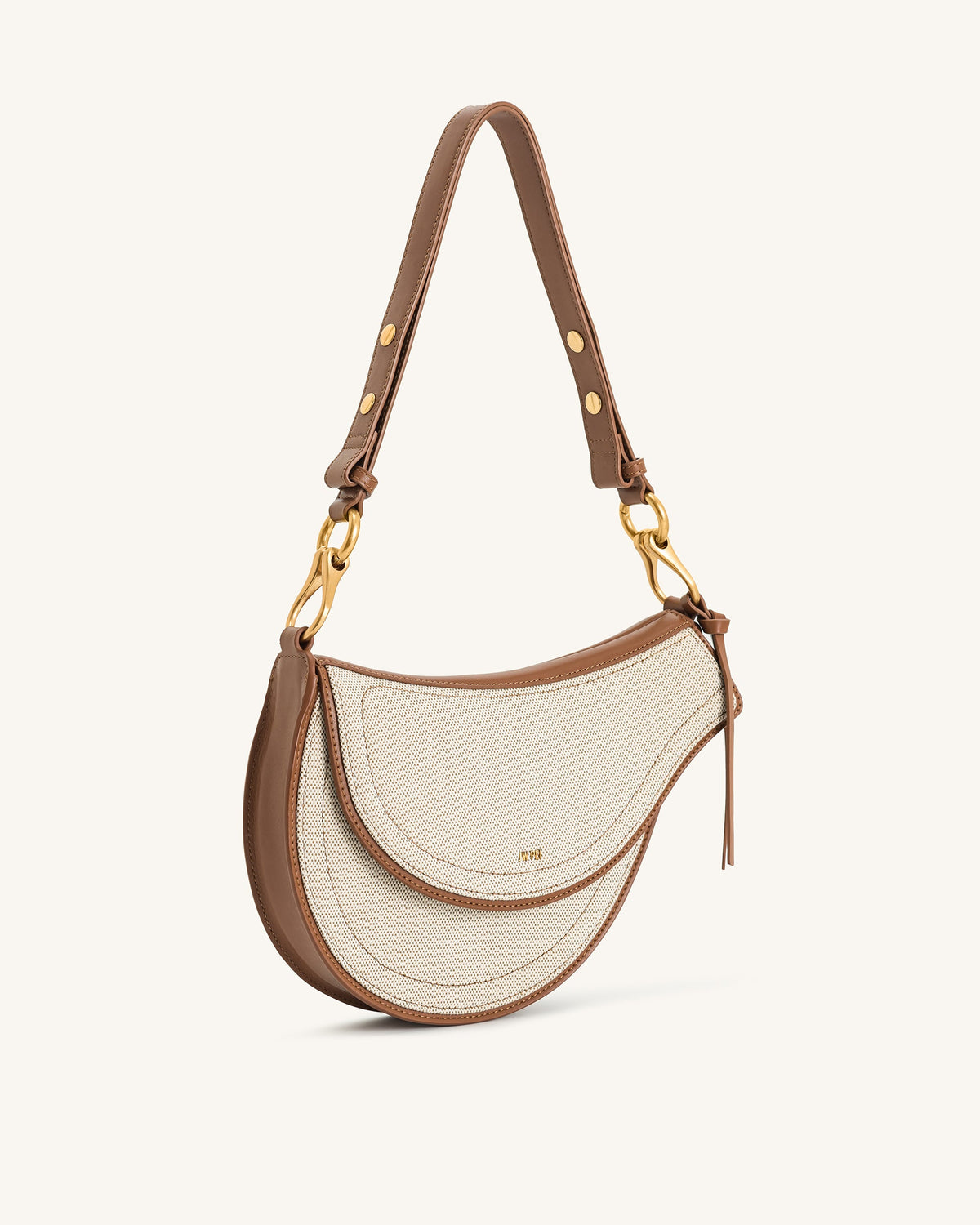 JW PEI Crossbody Bag – Brown Canvas 2