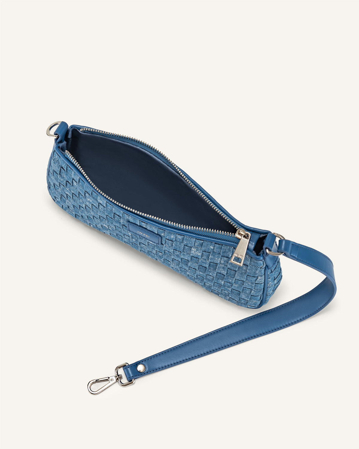 JW PEI Shoulder Bag – Blue Denim Weave 4