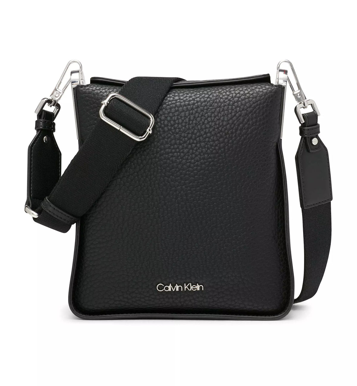 Calvin Klein Crossbody Bag – Black, Silver 1