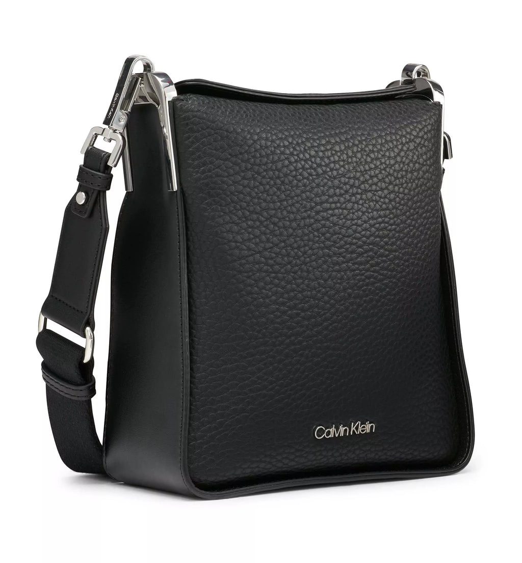 Calvin Klein Crossbody Bag – Black, Silver 5