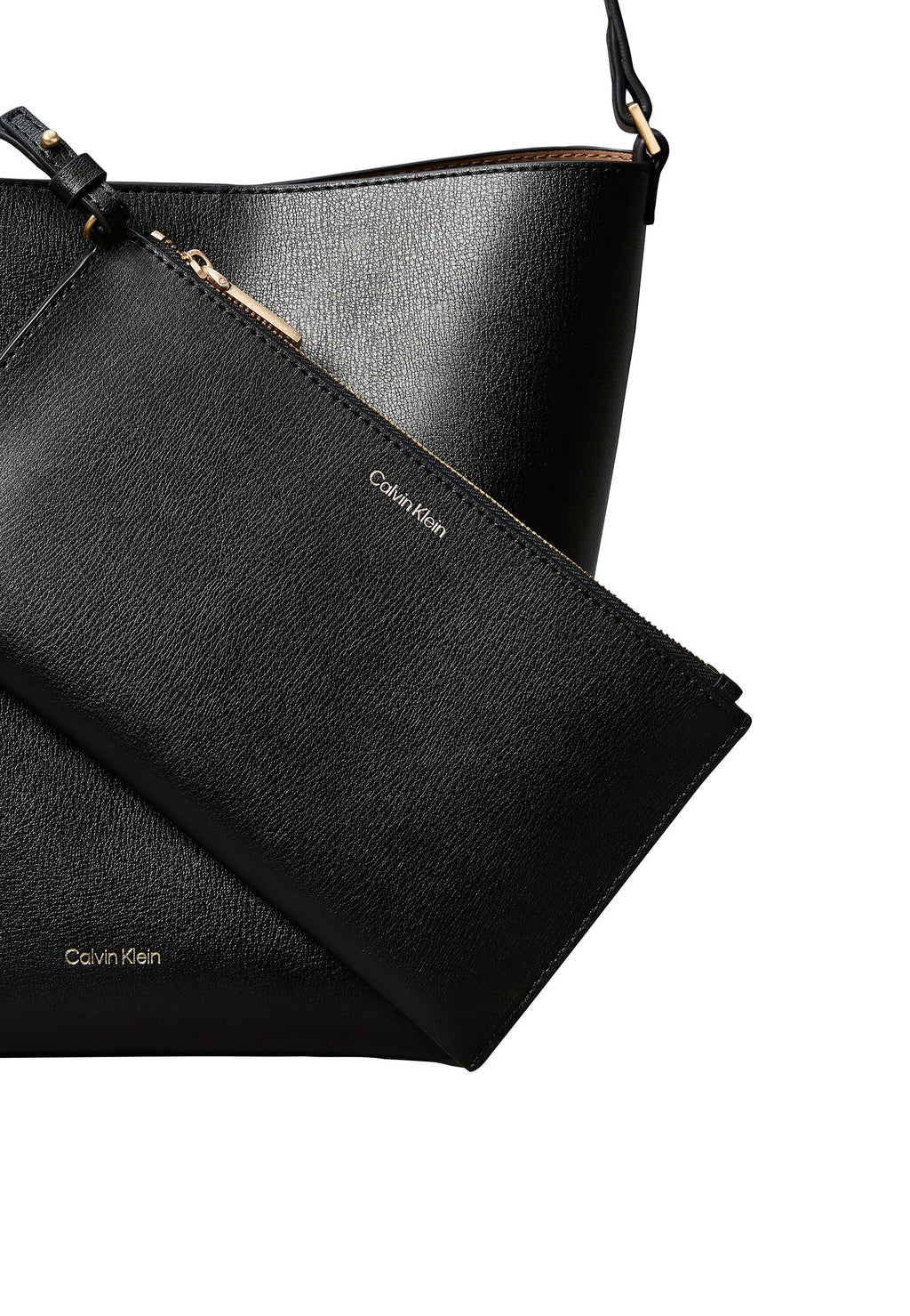 Calvin Klein Bucket Bag – Black / Toasted Coconut 5