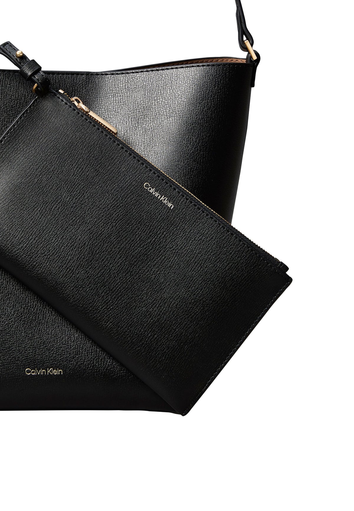 Calvin Klein Bucket Bag – Black / Toasted Coconut 5