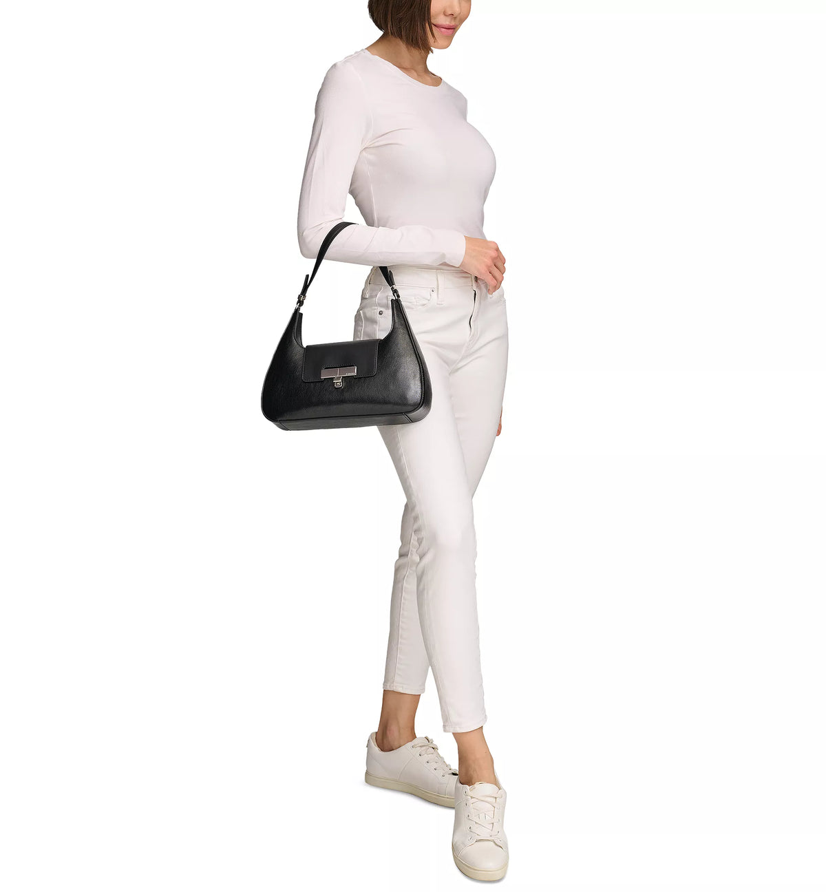 Calvin Klein Shoulder Bag – Black Silv 6