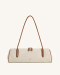 JW PEI Shoulder Bag – Brown Canvas 1