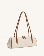 JW PEI Shoulder Bag – Brown Canvas 2
