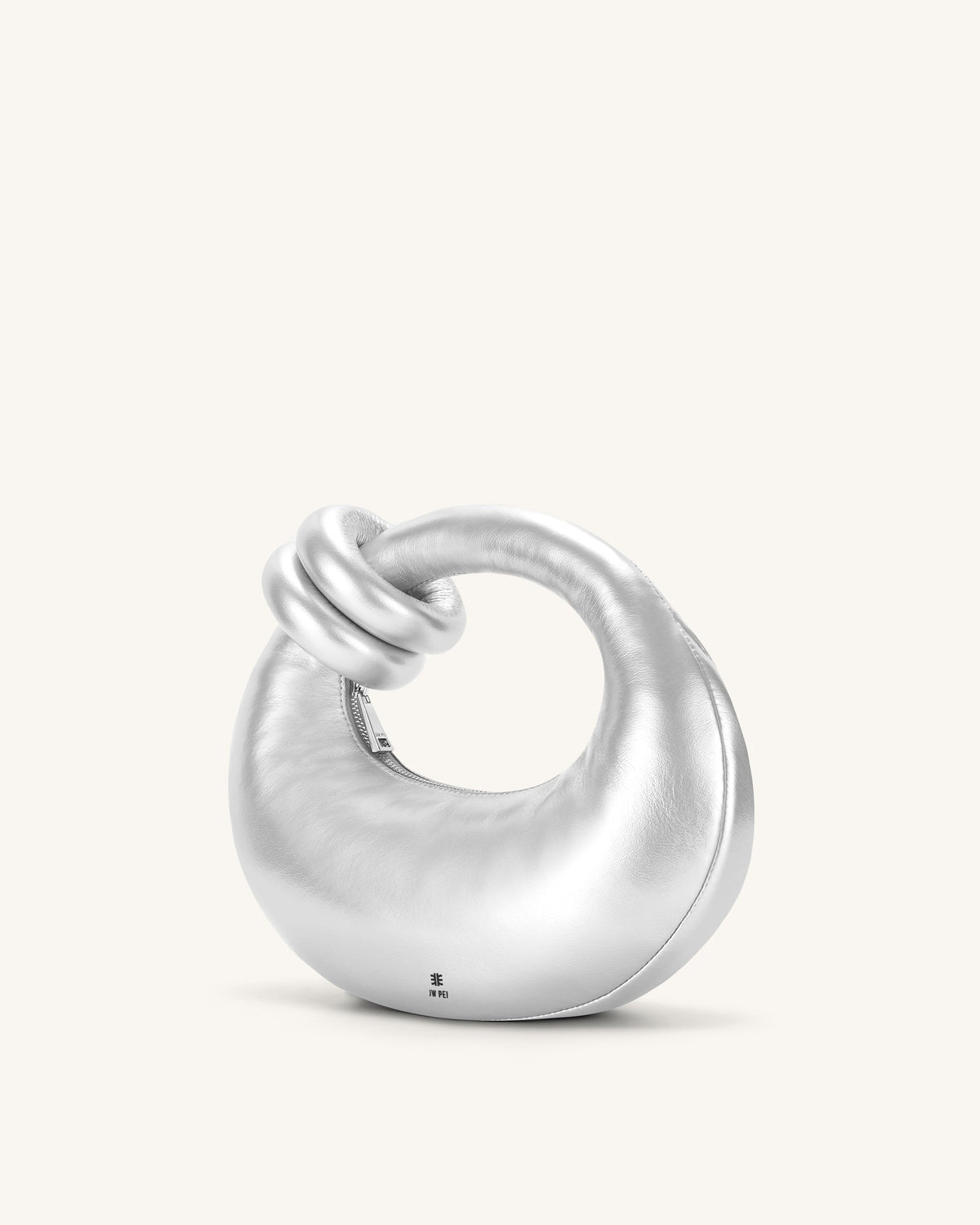 JW PEI Top Handle Bag – Silver 3