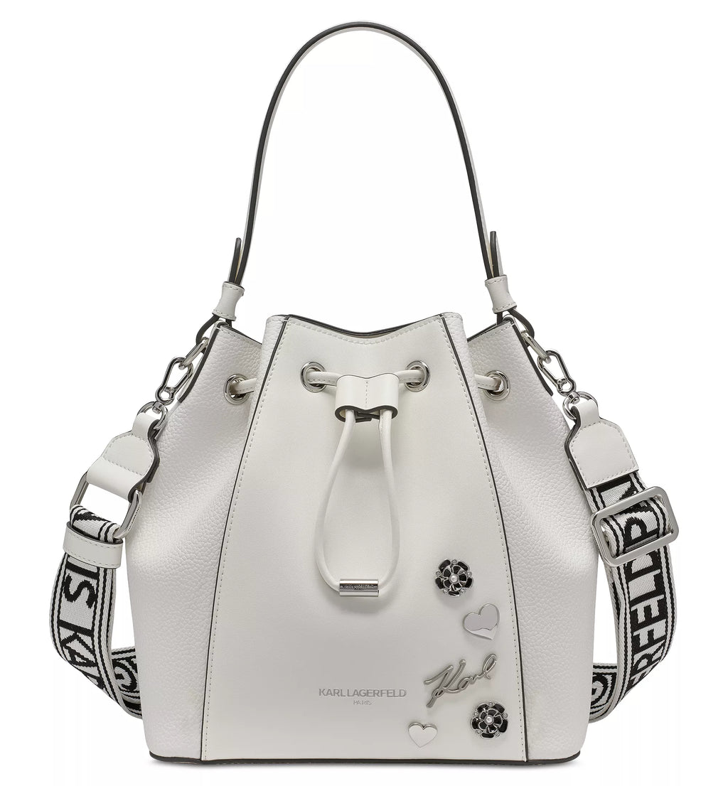 Karl Lagerfeld Bucket Bag – White 1