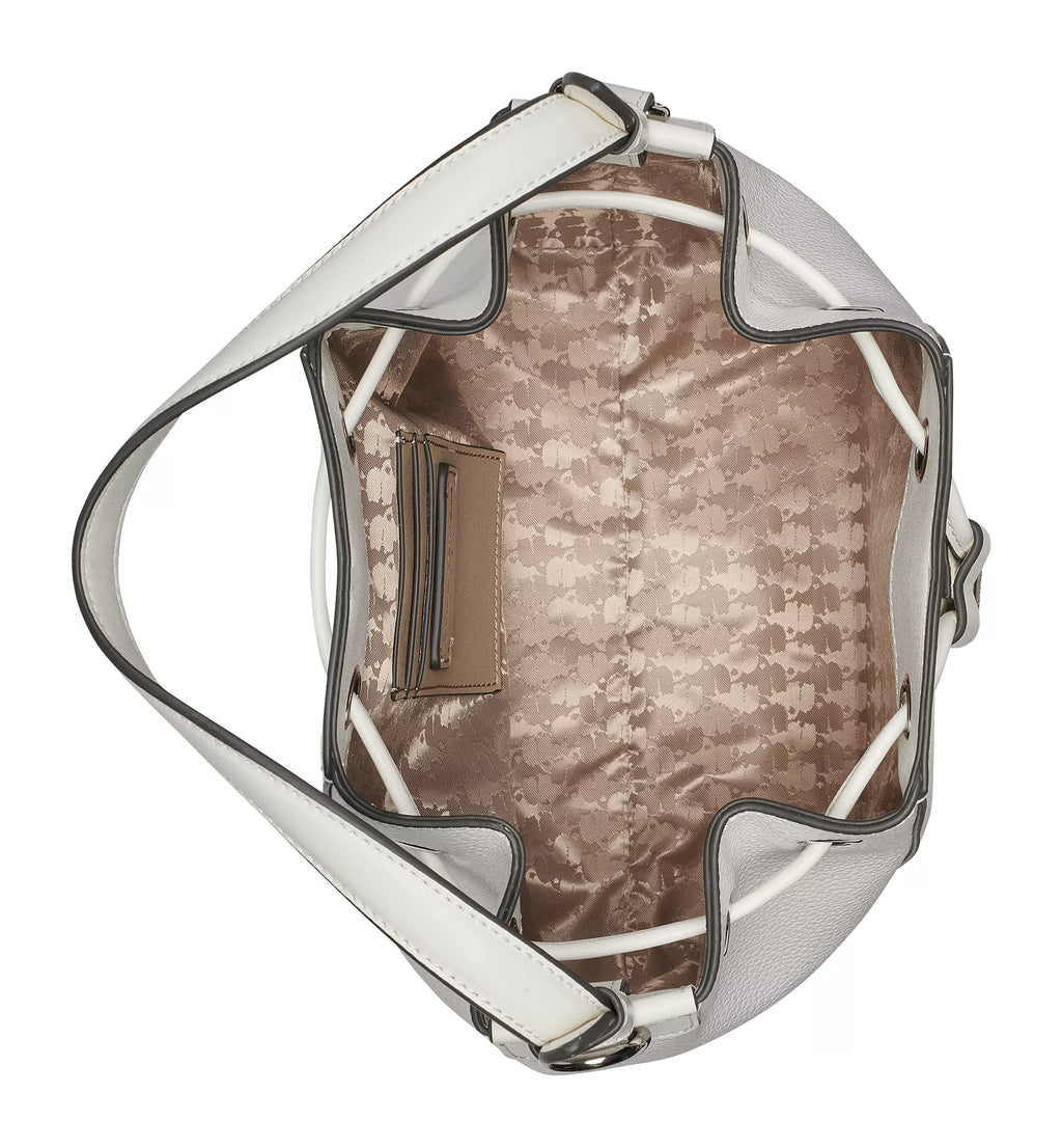 Karl Lagerfeld Bucket Bag – White 4