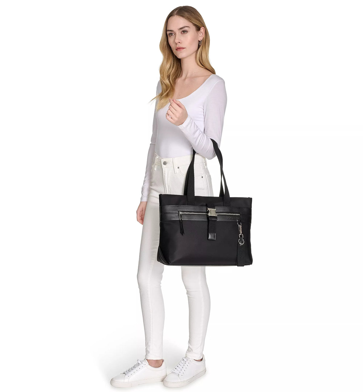 Calvin Klein Tote Bag – Black, Silver 7