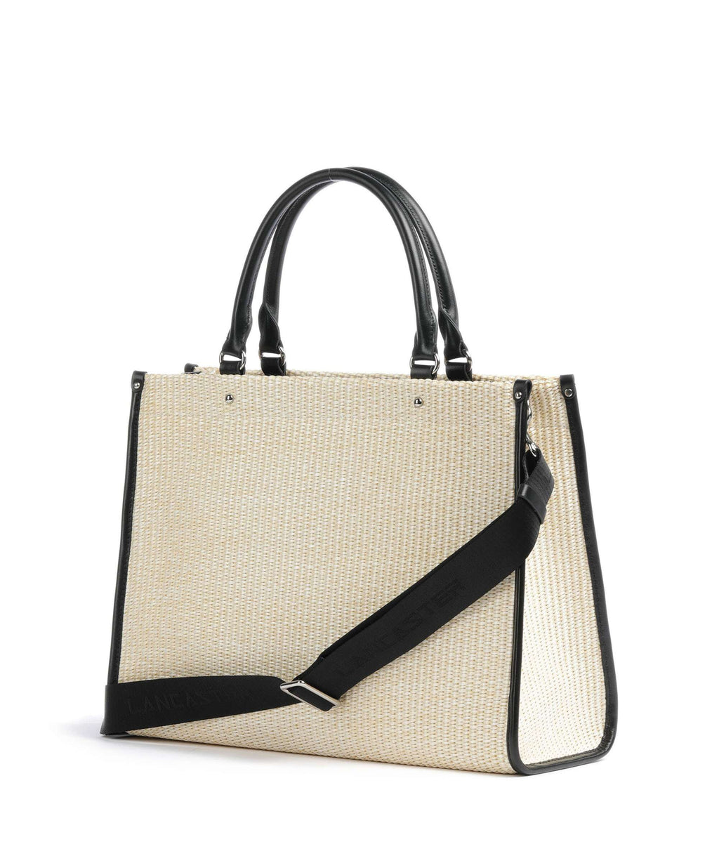 Lancaster Paris Top Handle Bag – Beige 2