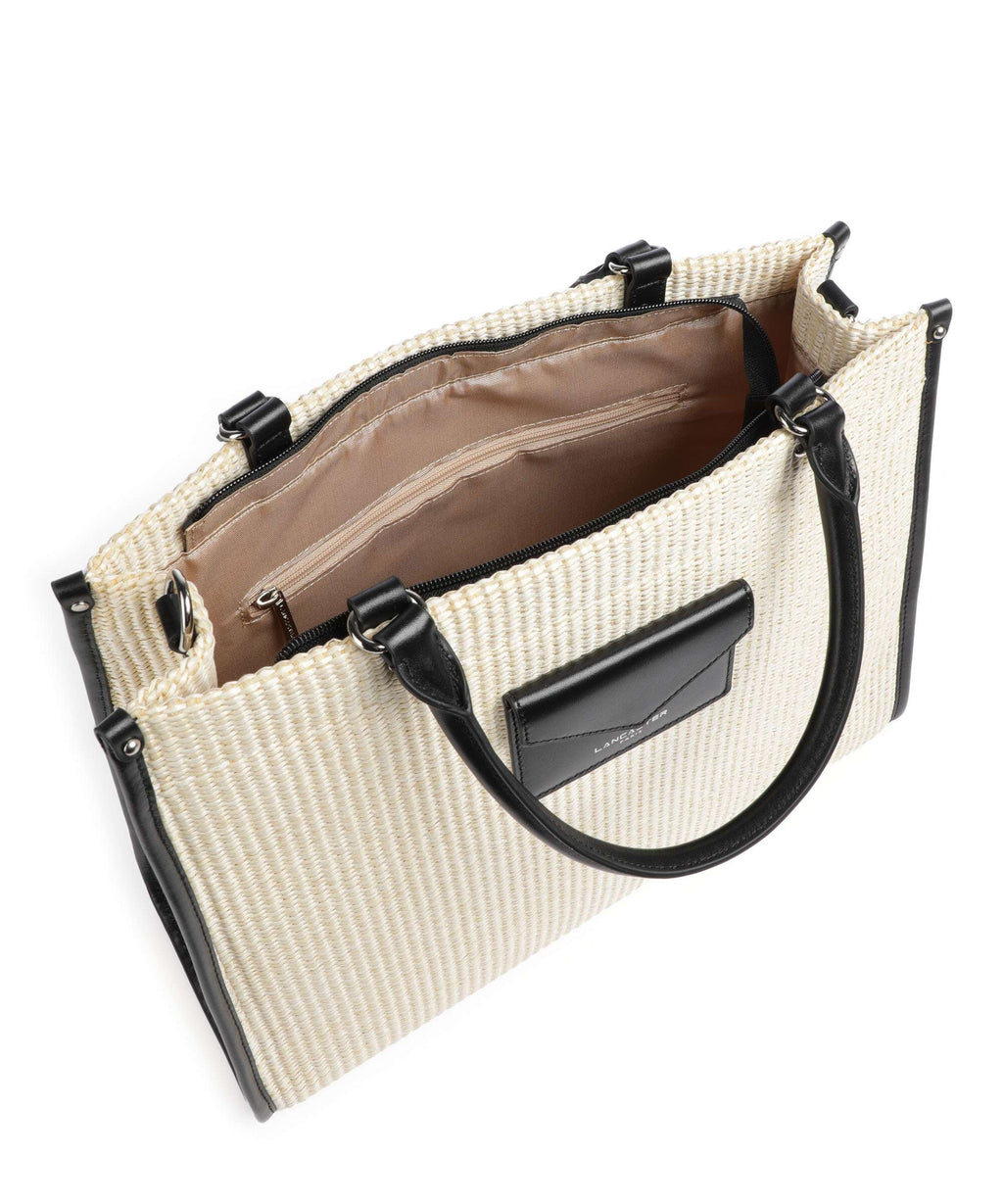 Lancaster Paris Top Handle Bag – Beige 6