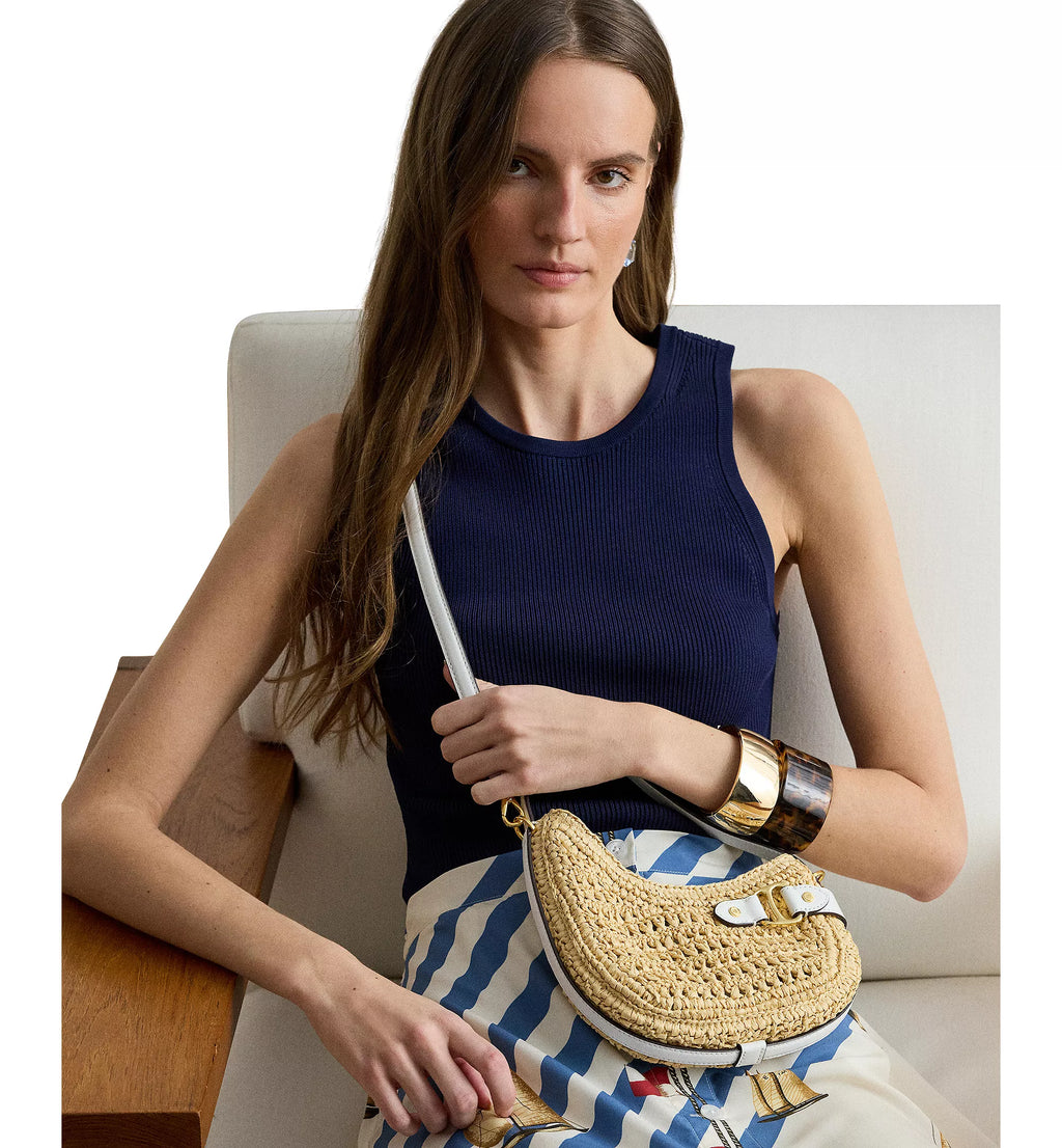Ralph Lauren Crossbody Bag – Natural / White 3