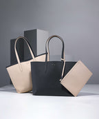 Lacoste Tote Bag – Noir / Krema 2