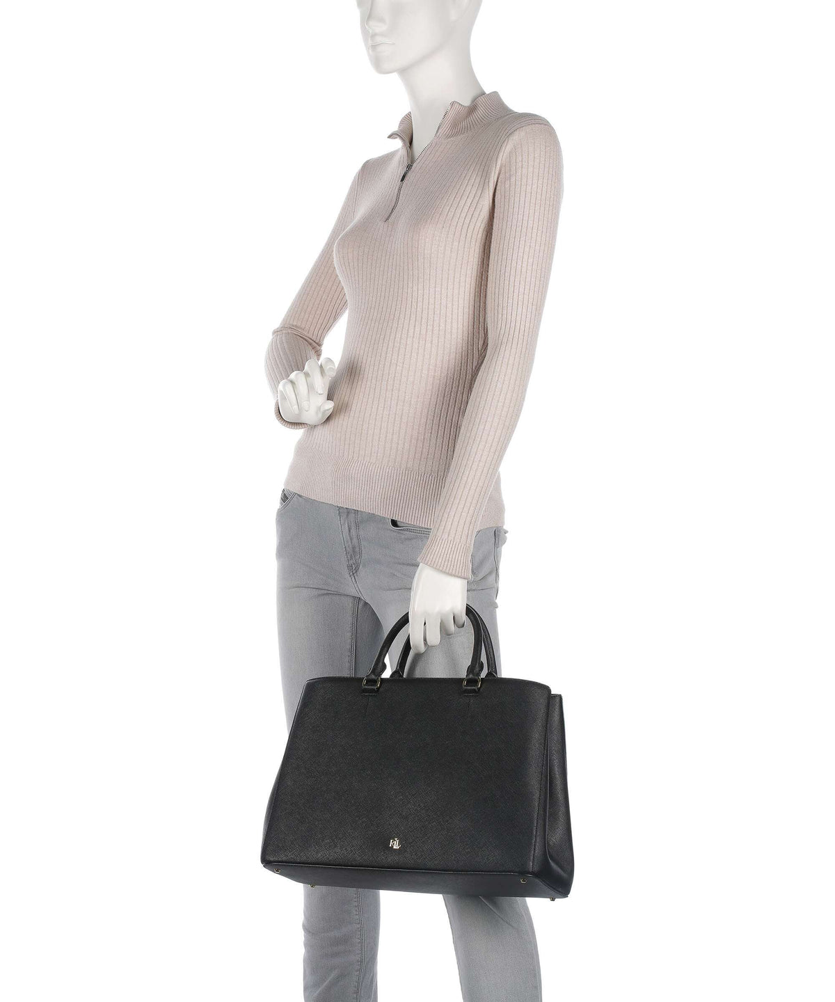Ralph Lauren Top Handle Bag – Black 3