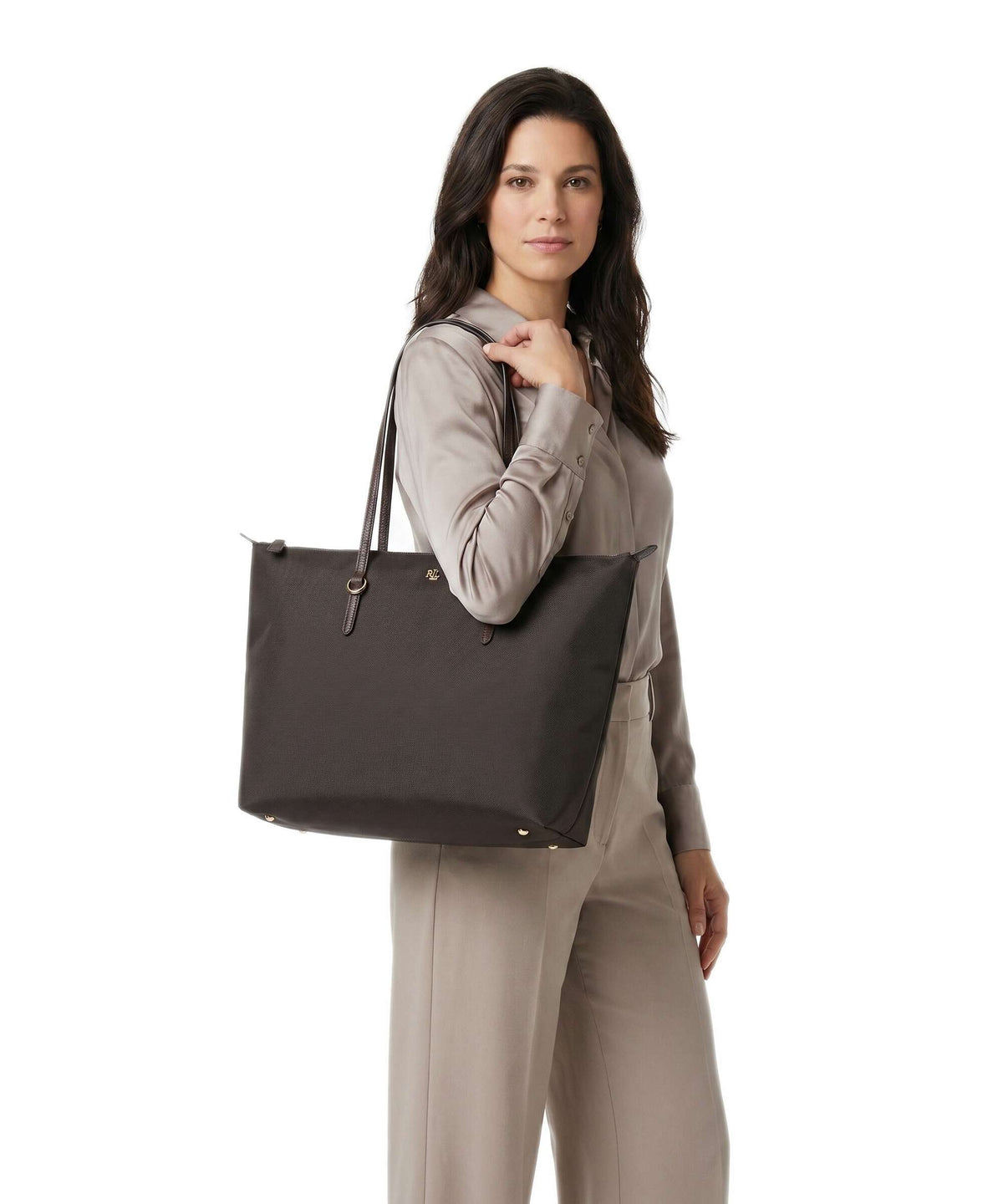 Lauren Ralph Lauren Tote Bag – Chestnut Brown 3