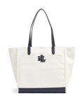 Ralph Lauren Tote Bag – Natural / Refined Navy 1