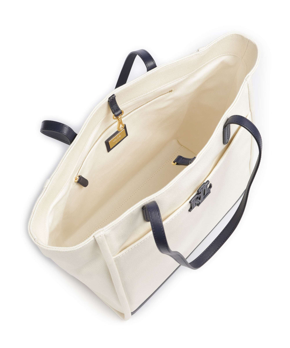 Ralph Lauren Tote Bag – Natural / Refined Navy 5