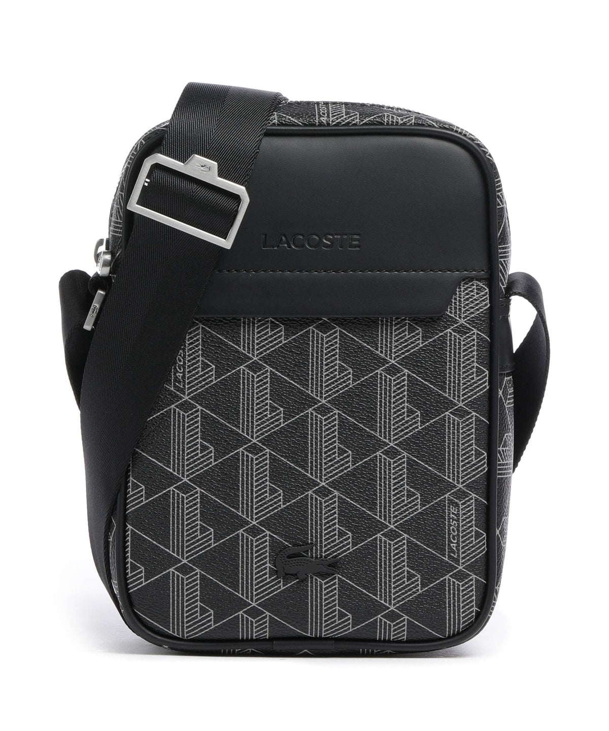 Lacoste Crossbody Bag – Noir / Gris 1