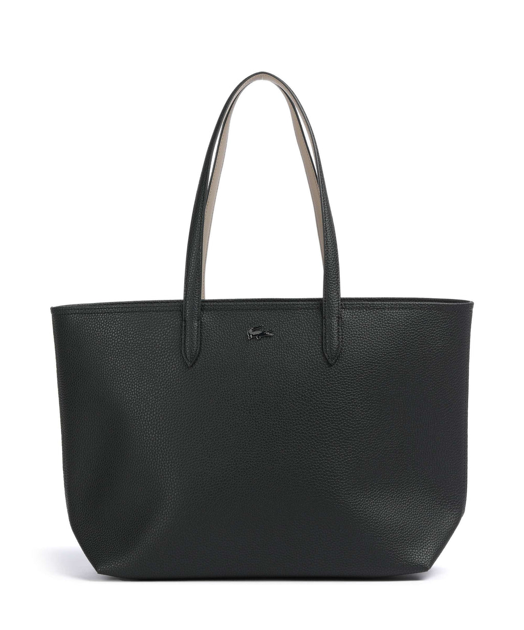 Lacoste Tote Bag – Noir / Krema 1