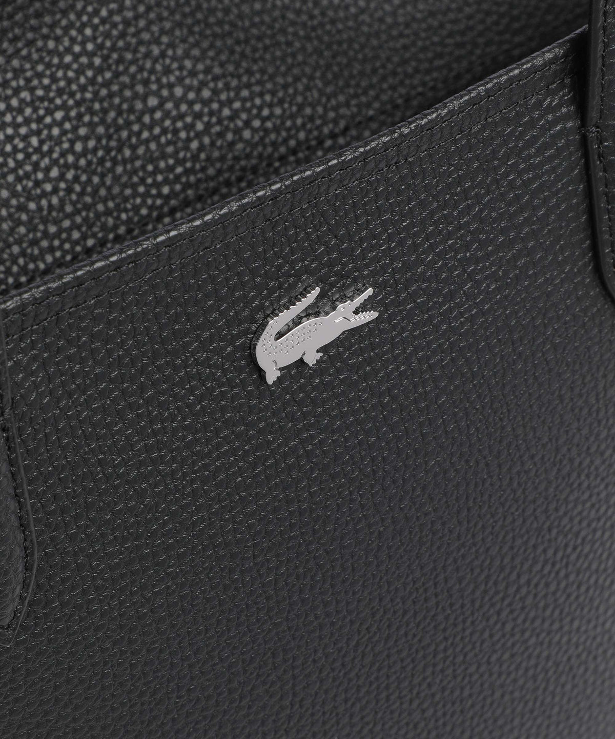 Lacoste Tote Bag – Noir / Krema 4