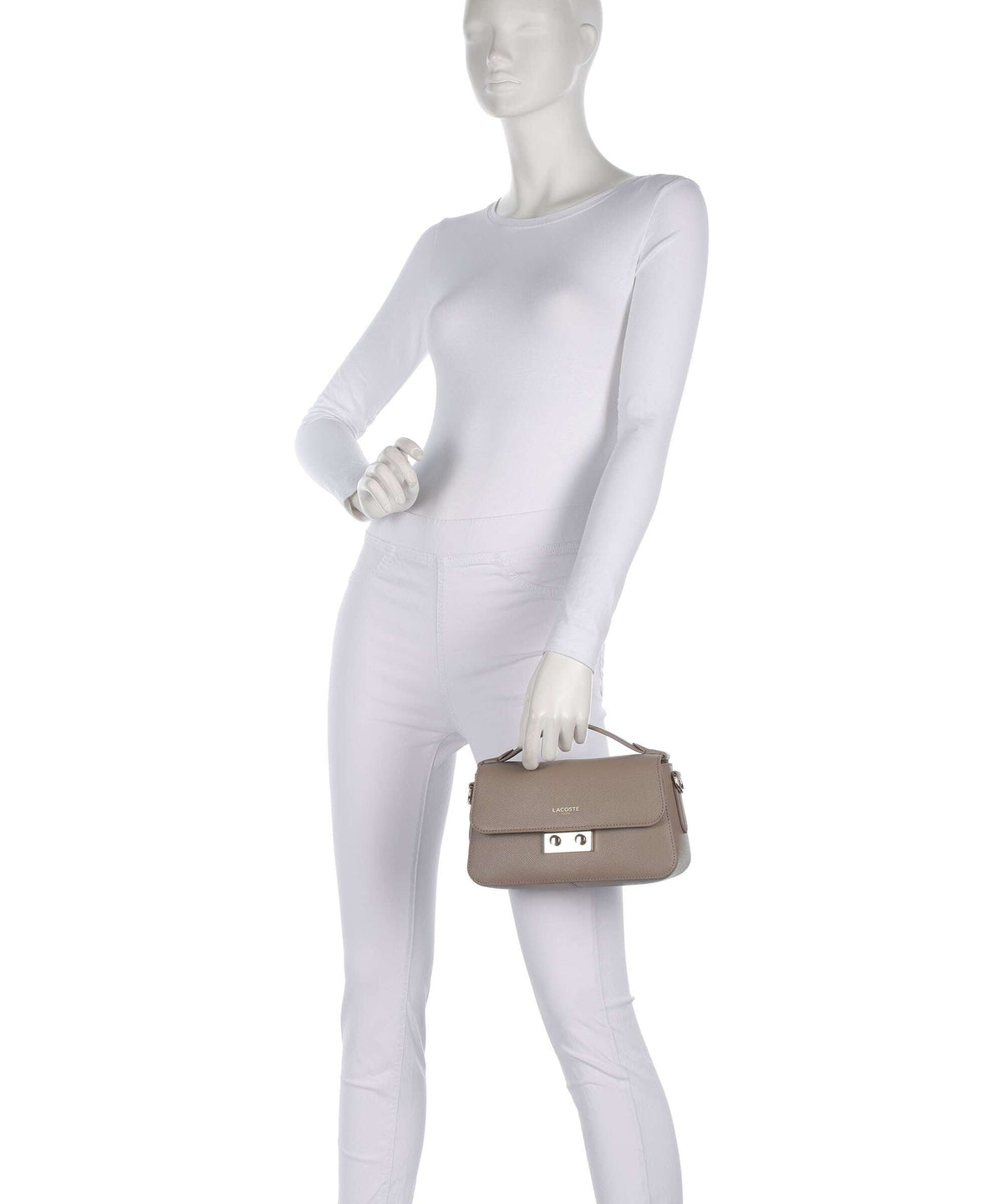 Lacoste Crossbody Bag – Taupe 3
