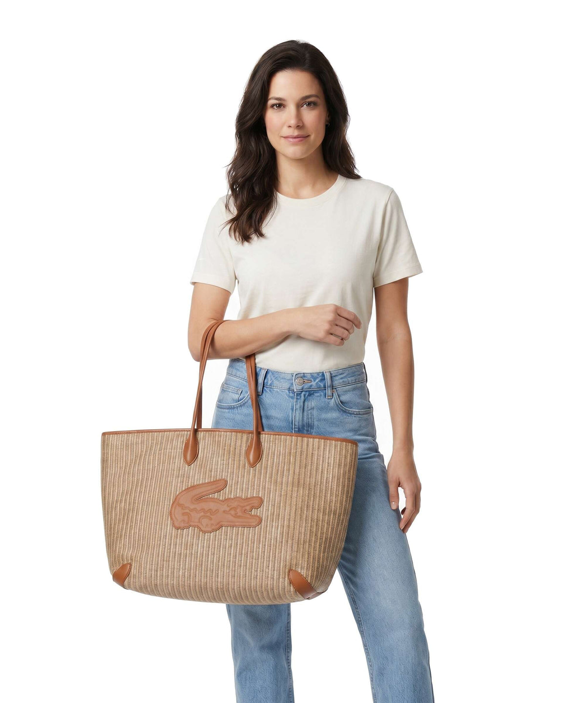 Lacoste Tote Bag – Natural / Tan 3
