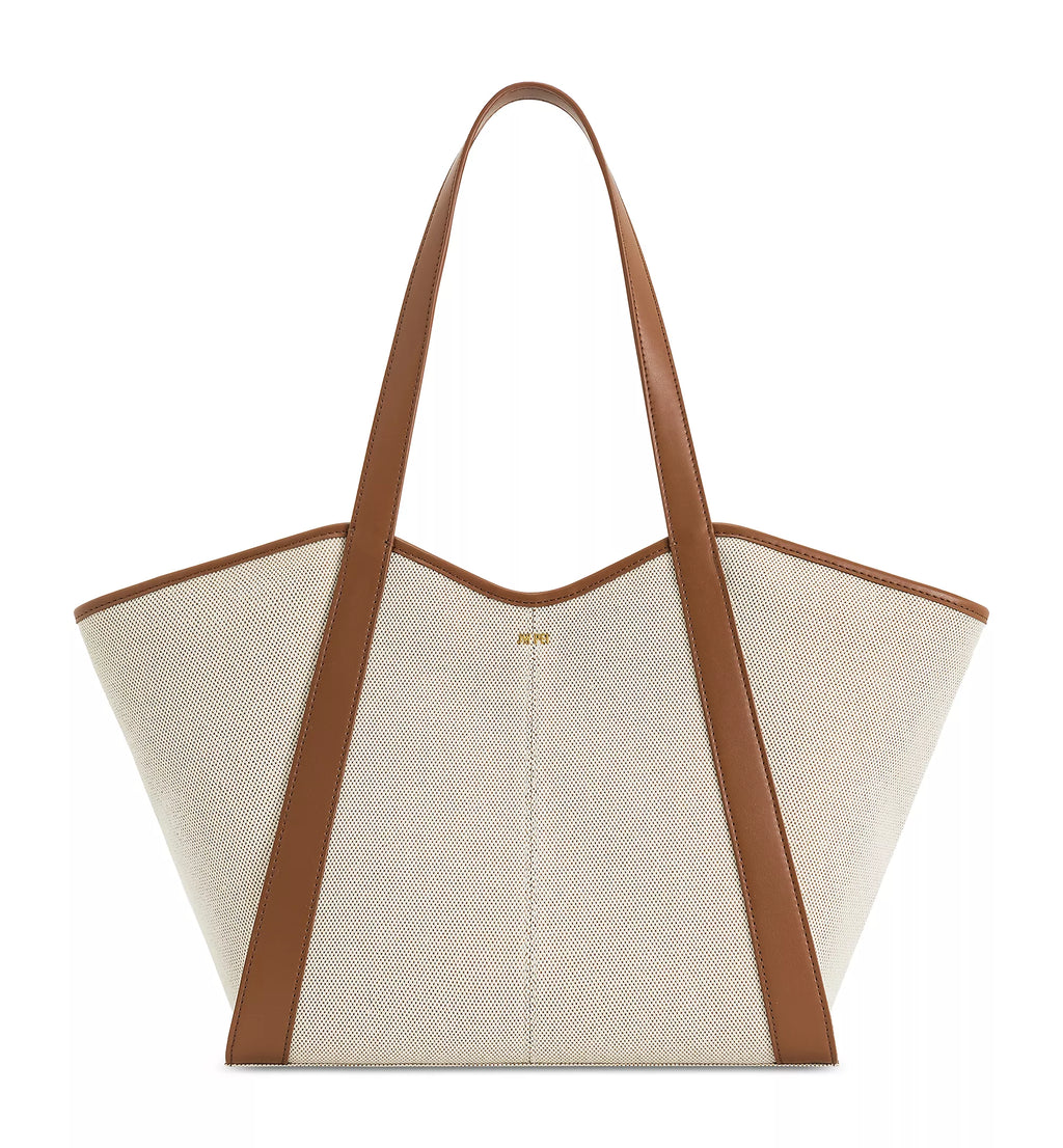 JW PEI Tote Bag – Brown Canvas 1