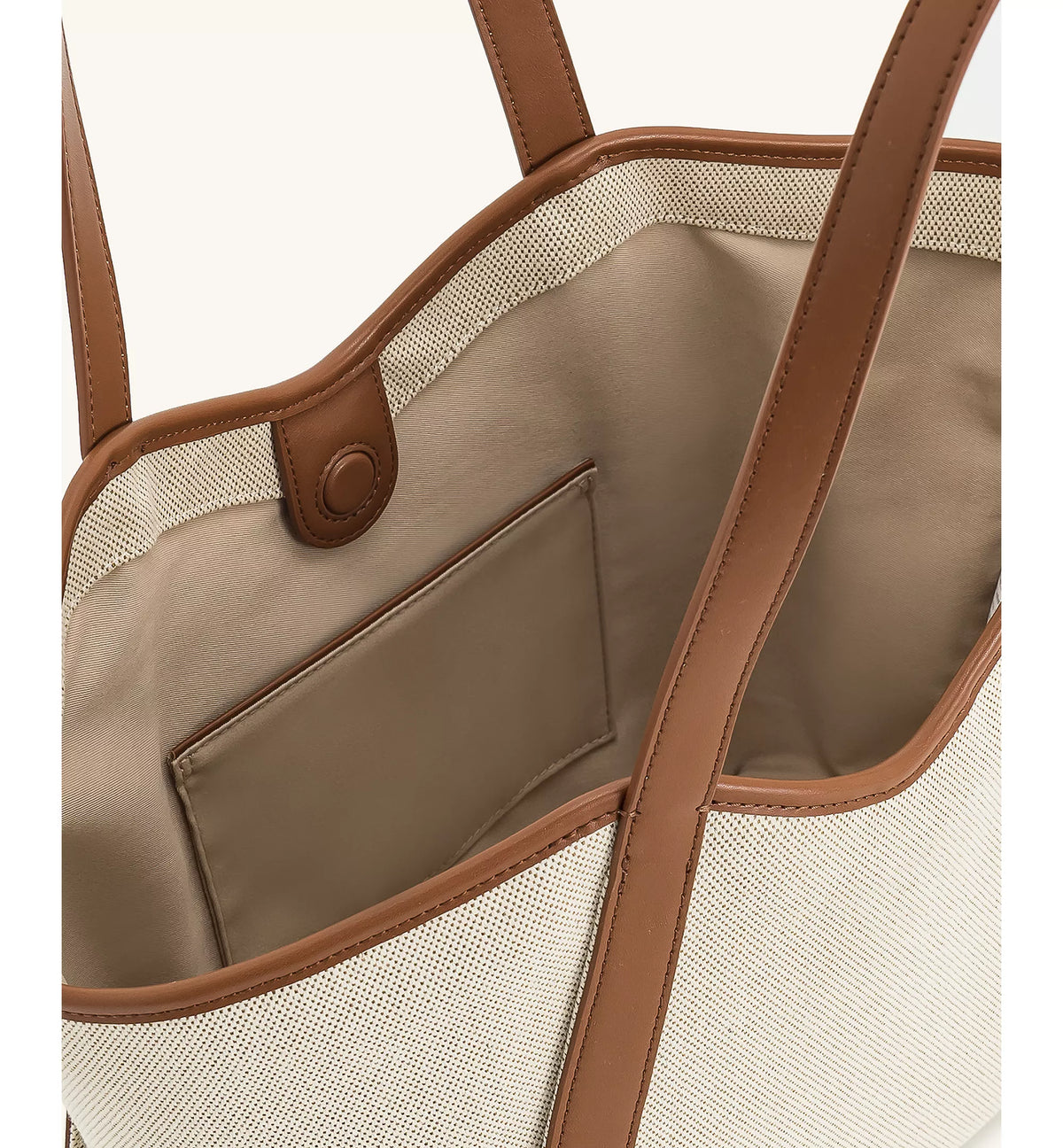 JW PEI Tote Bag – Brown Canvas 4