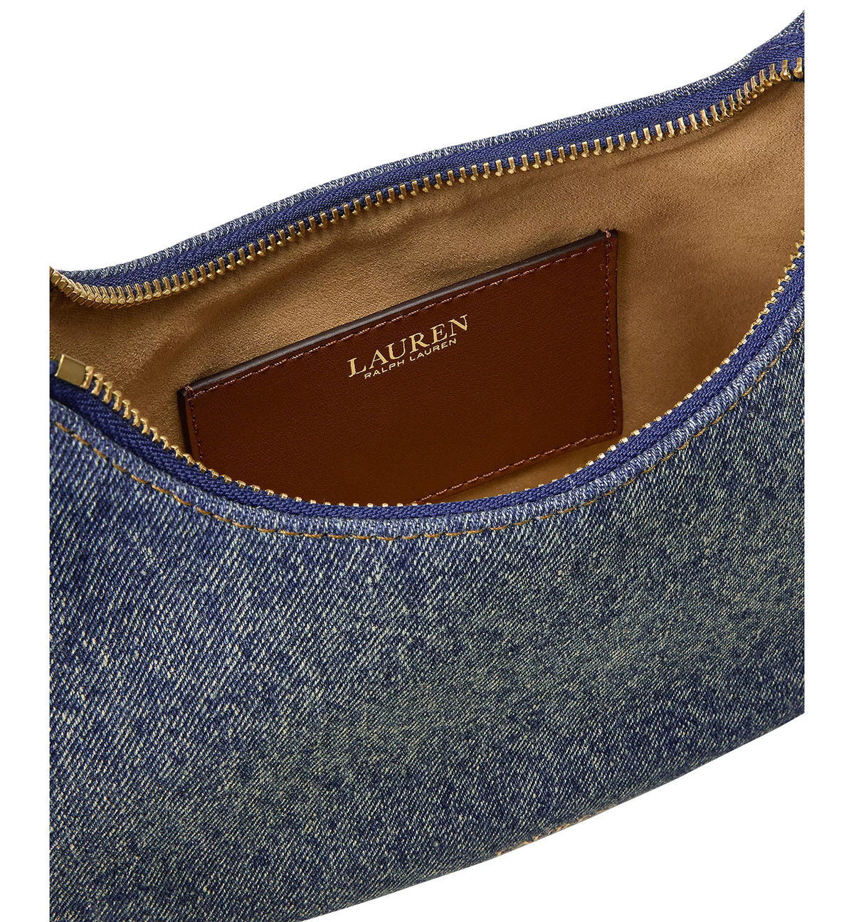 Ralph Lauren Shoulder Bag – Oxford Blue / Lauren Tan 6