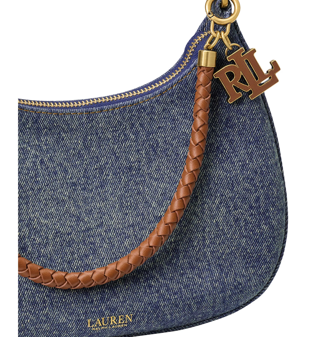 Ralph Lauren Shoulder Bag – Oxford Blue / Lauren Tan 7