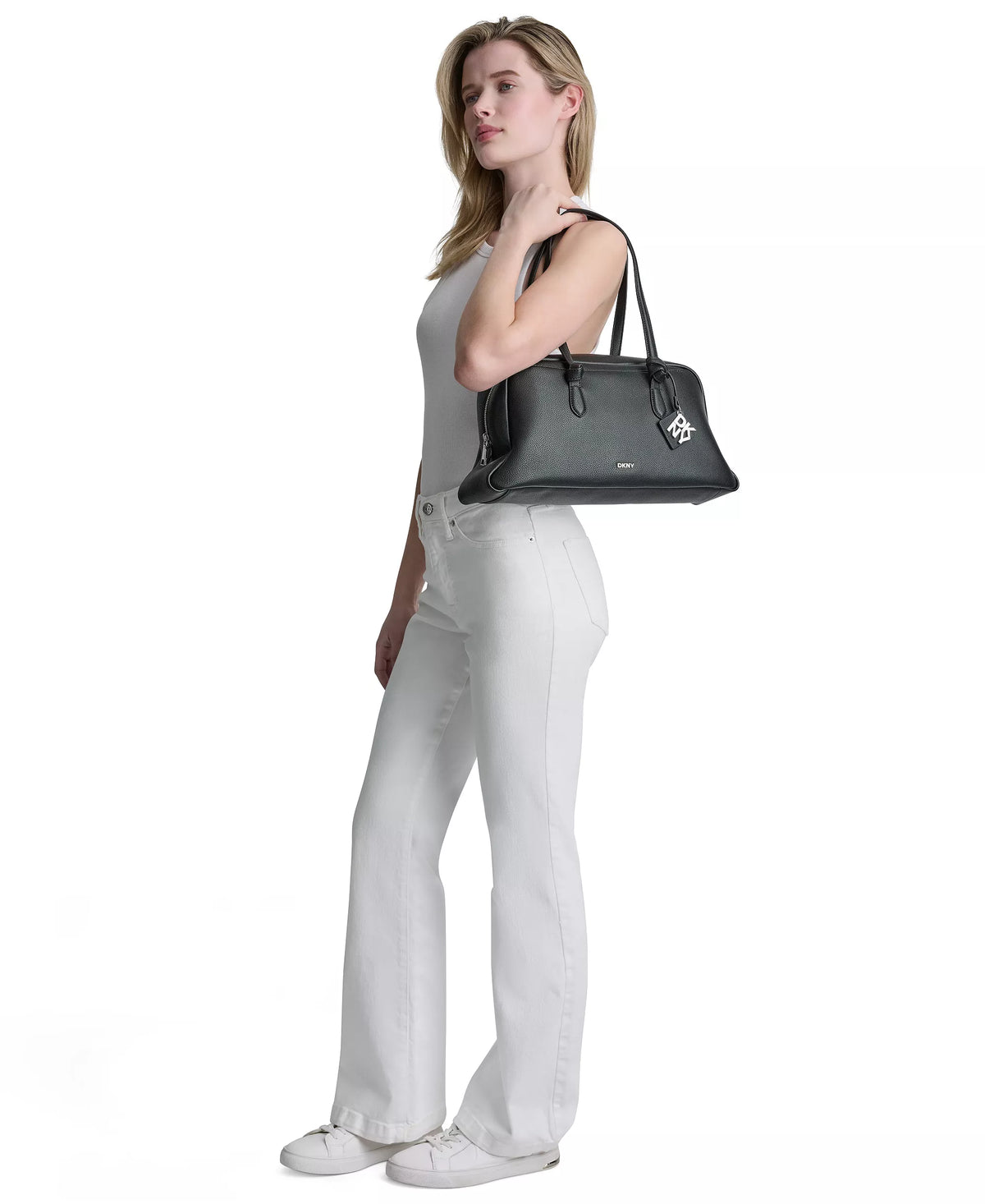 DKNY Shoulder Bag – Black / Silver 5