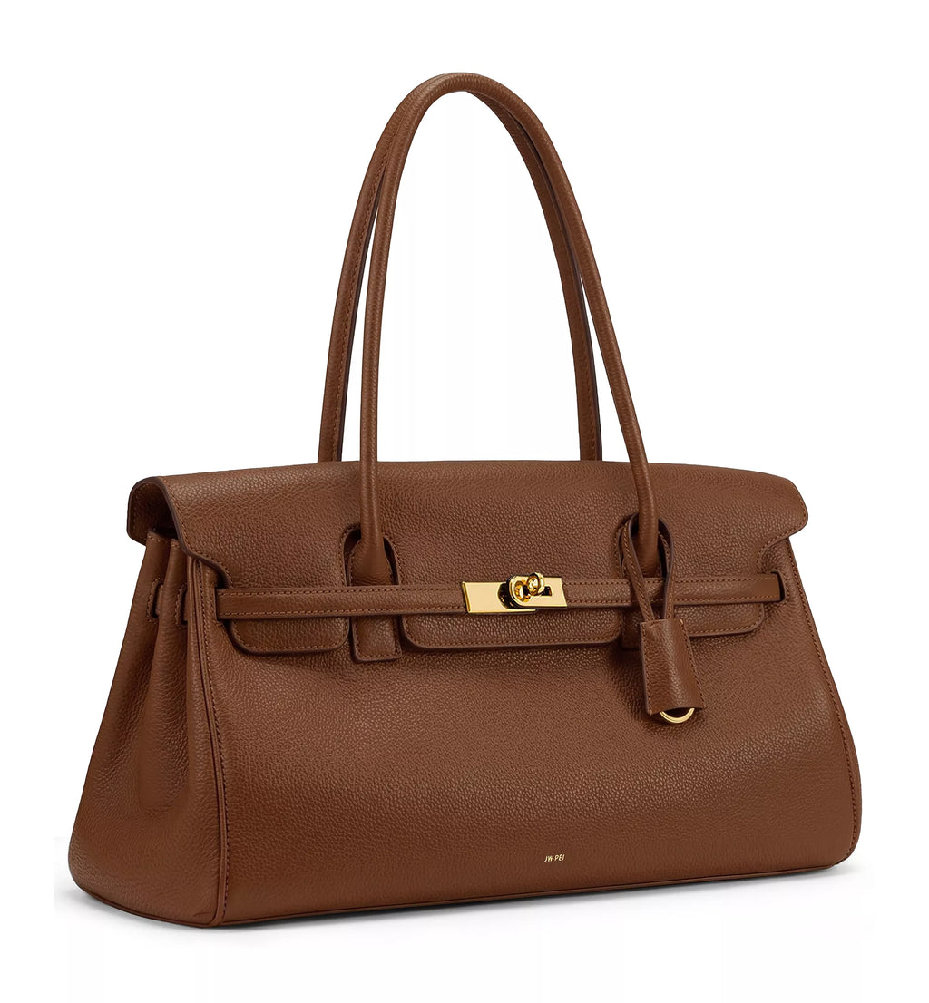 JW PEI Shoulder Bag – Saddle Brown 3