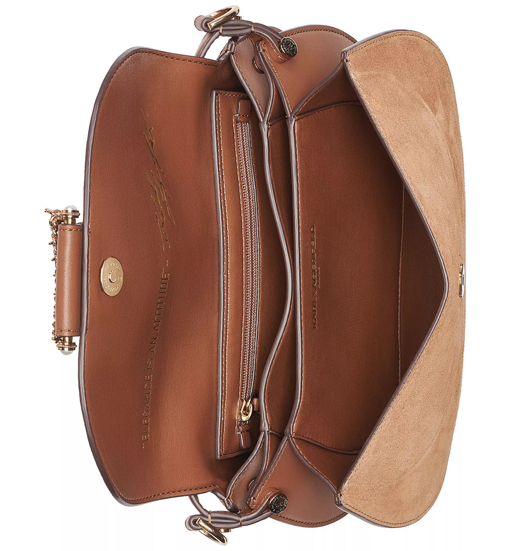 Karl Lagerfeld Shoulder Bag – Cognac 4