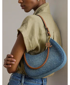 Ralph Lauren Shoulder Bag – Oxford Blue / Lauren Tan 3