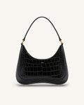 JW PEI Shoulder Bag – Black Croc 1