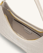 JW PEI Shoulder Bag – White Croc 4