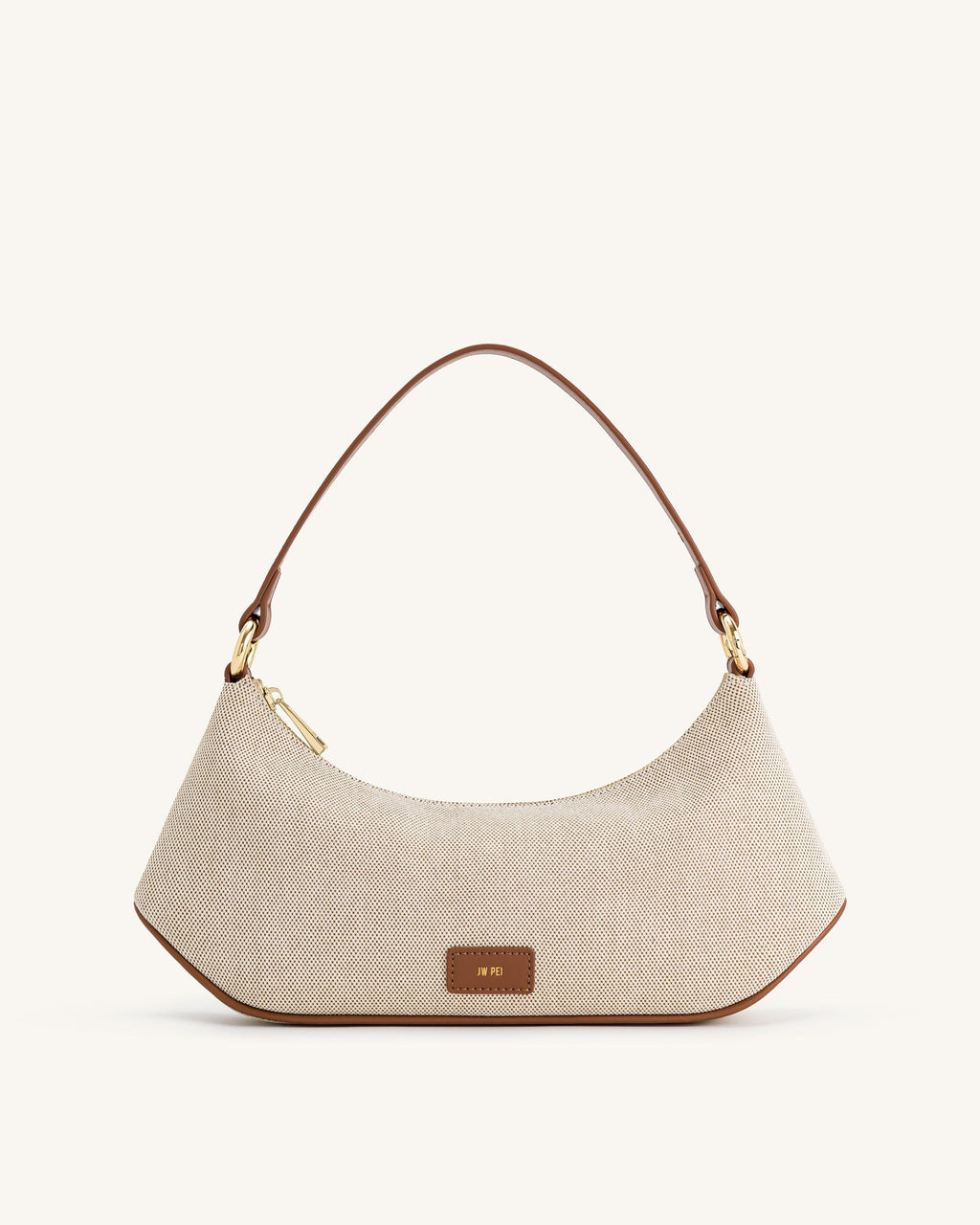 JW PEI Shoulder Bag – Brown Canvas 1