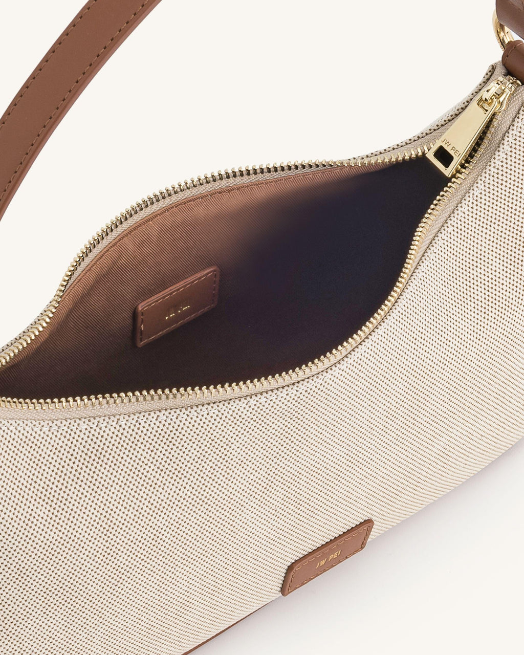 JW PEI Shoulder Bag – Brown Canvas 4