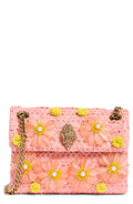 Kurt Geiger Shoulder Bag – Light Pink Pastel Orange 1