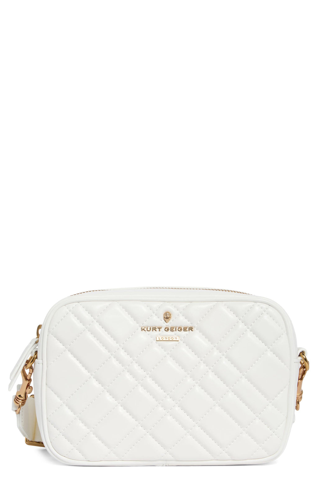 Kurt Geiger Camera Crossbody Bag – White 1