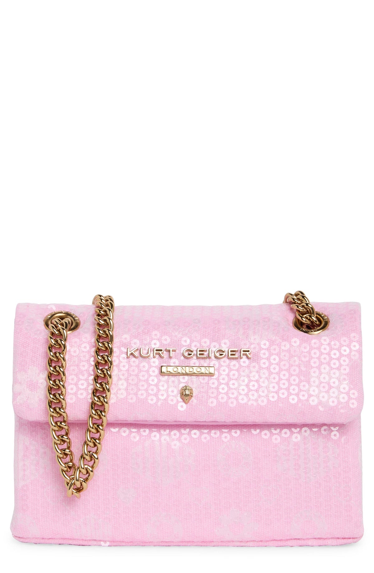 Kurt Geiger Shoulder Bag – Light Pastel Pink 1